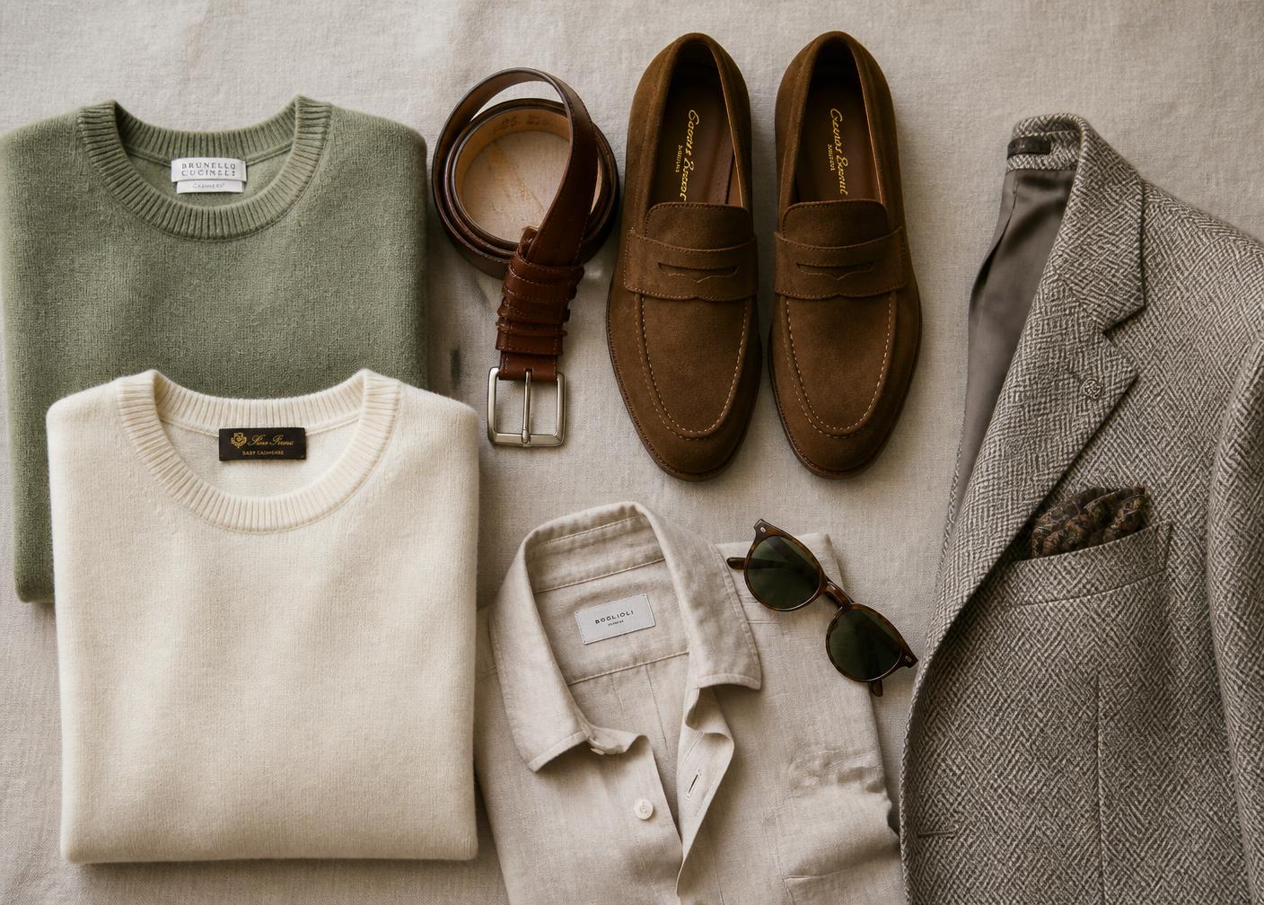 Curated menswear pieces